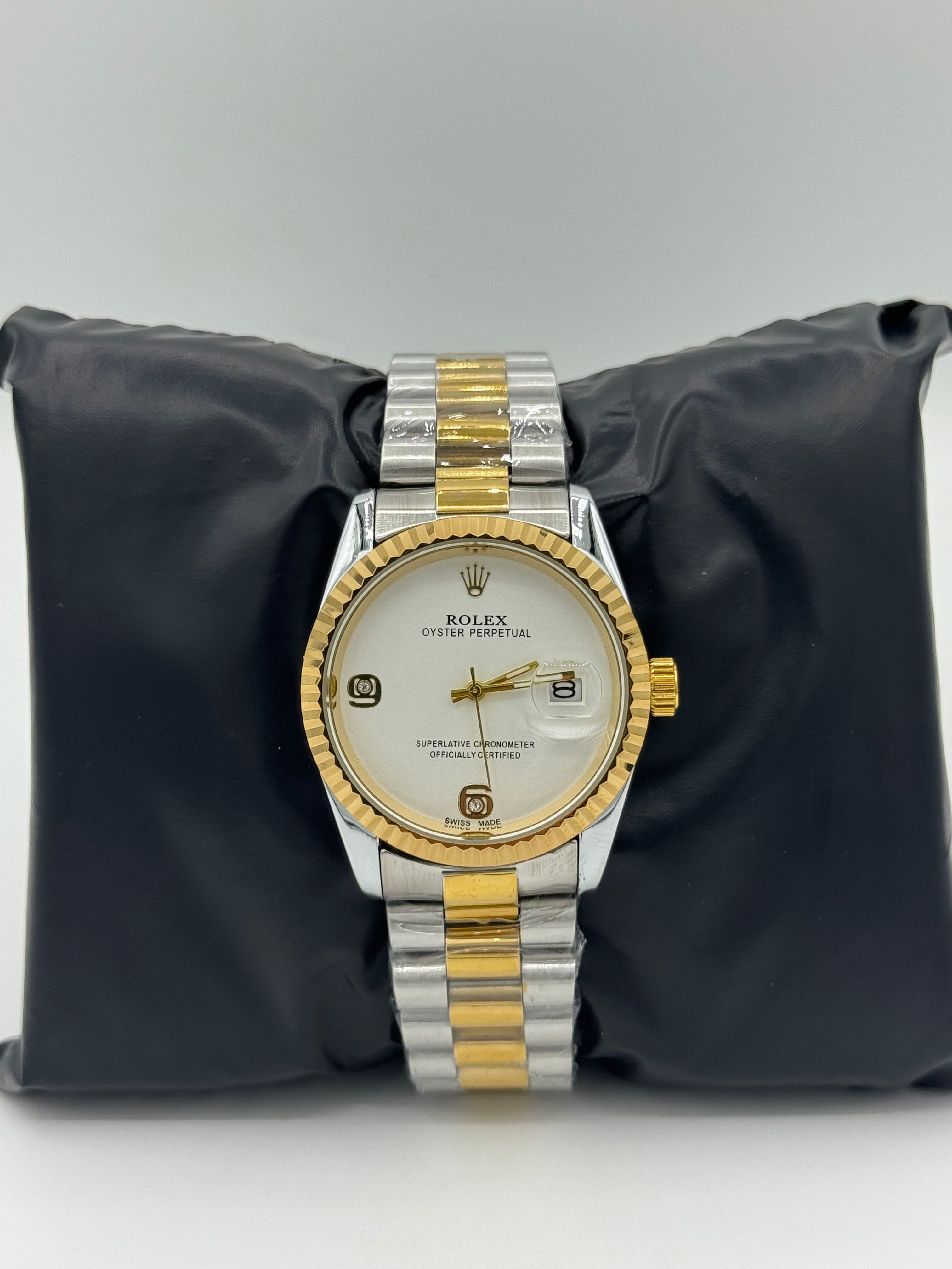 Rolex Perpetual Datejust Dual Tone Watch