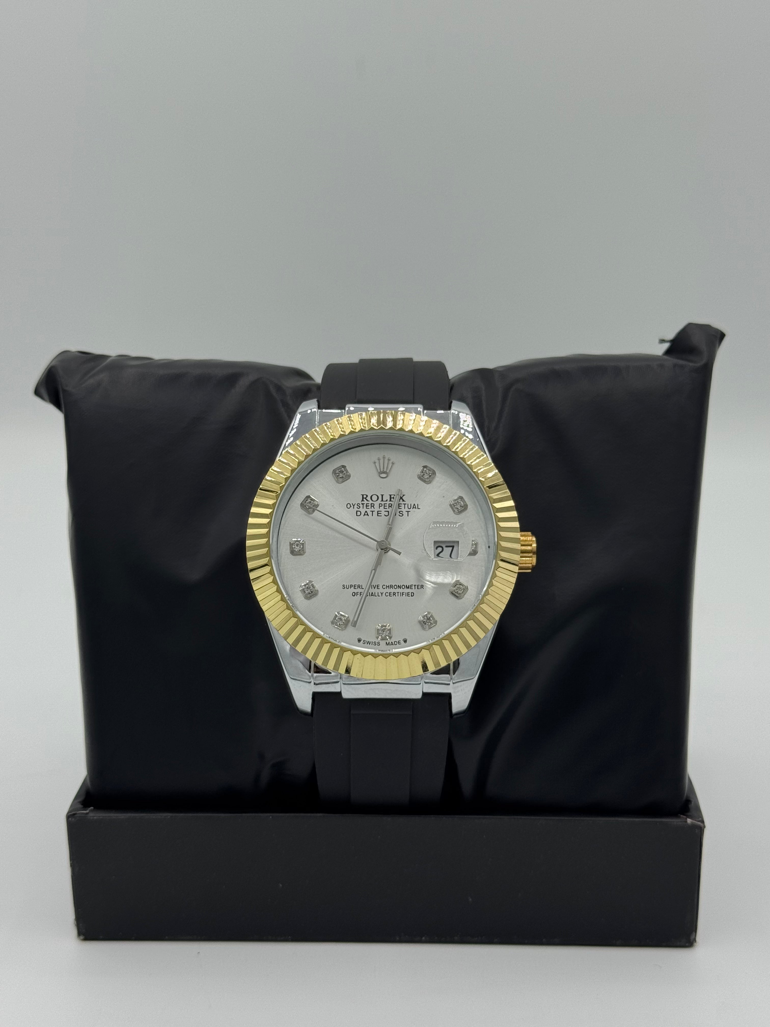 Rolex Perpetual Datejust Silicon Strap Watch